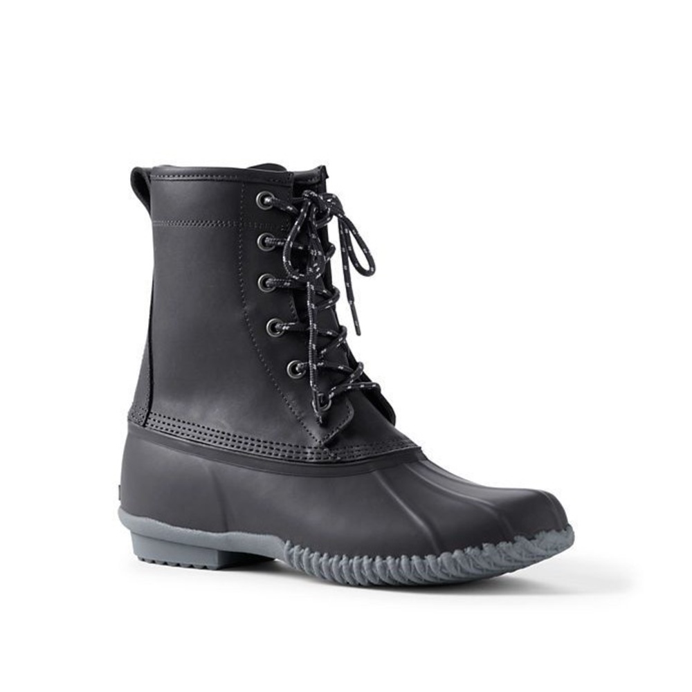 Like new Land’s End waterproof Lined Duck Boots